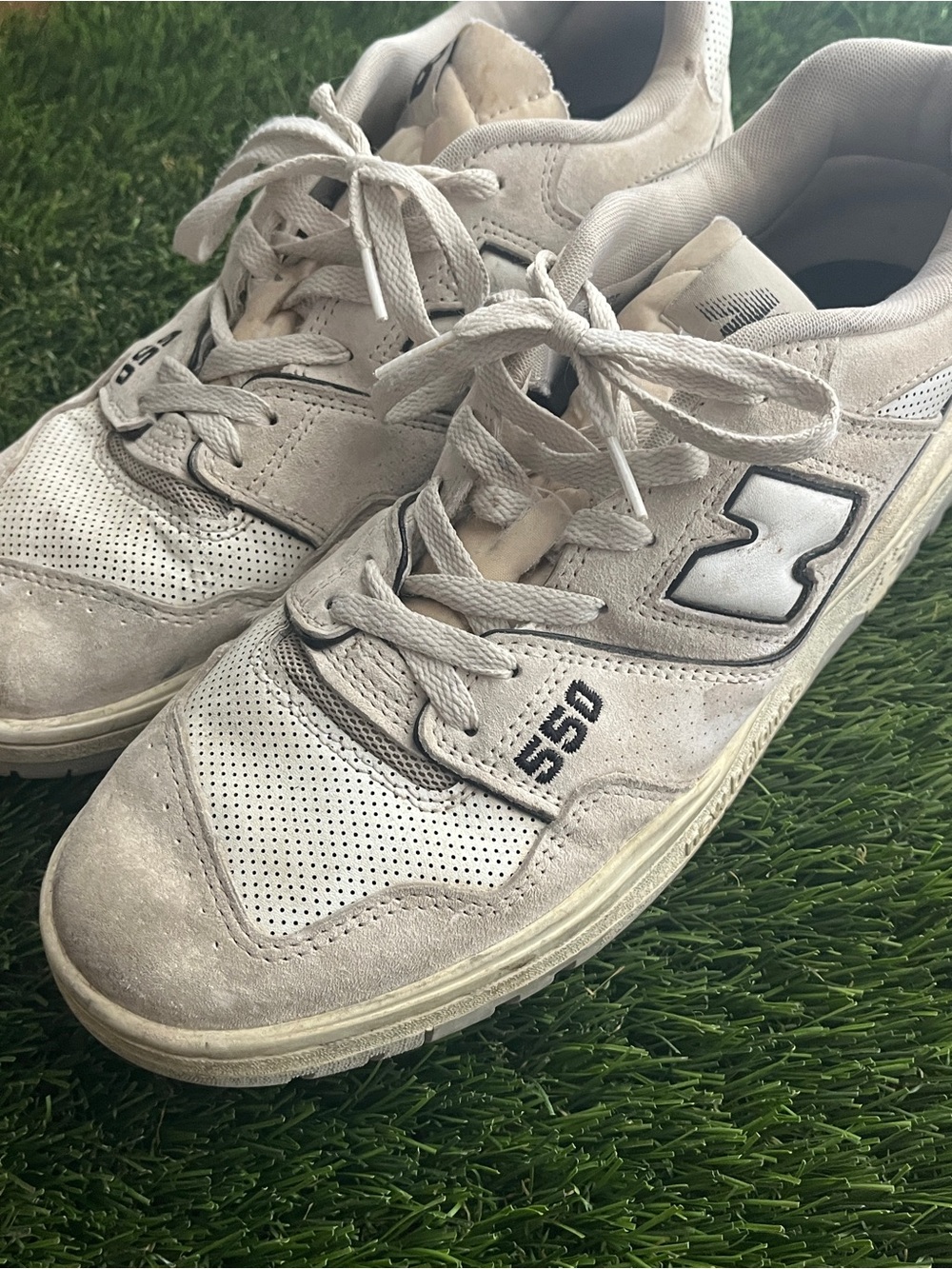 New Balance 550 Reflection Sneaker Black White Men’s 12
